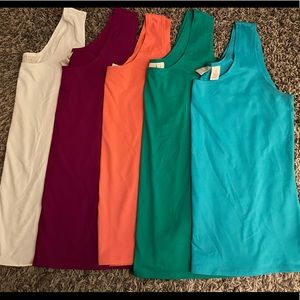 Chico’s Microfiber tanks in a set